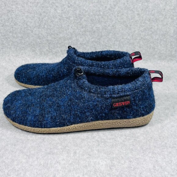 Giesswein Virgin Wool Vent Bluescuff Slippers EU 41 Womens 10 Mens 8 - Picture 5 of 16